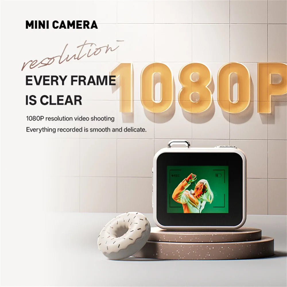 NNEOBA Retro Mini Keychain Camera Khaki