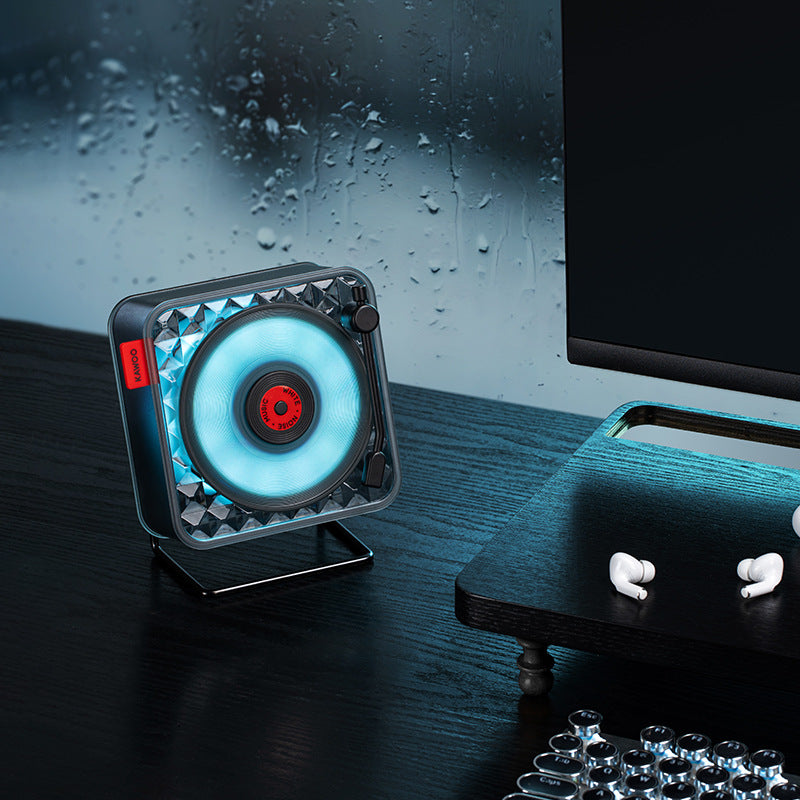 NNEDSZ Green Ice Candy Bluetooth Sound Machine - KW02 Retro Music Player with 1500mAh Battery